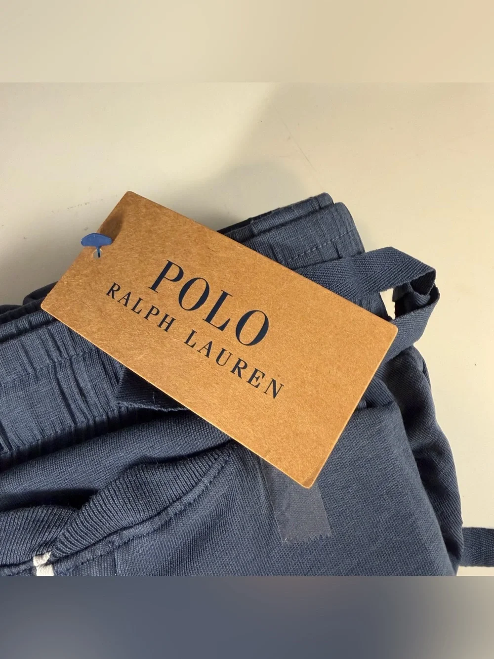 Polo Ralph Lauren Mens Blue 2 Piece Henley & Pants Pajama Set- Size Large NWT